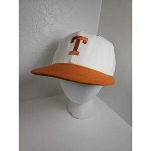 Rare Vintage Texas Longhorns Hat Cap Size 7 Fitted White Pro Line Made USA 90s!!